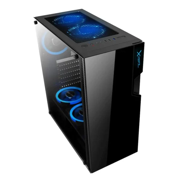 Gabinete Gamer Xzeal XZ130 / Atx, Micro Atx, Mini-itx / USB 3.0, 2.0 / Ventana Lateral / Led RGB / 3 Ventiladores RGB Incluidos / Negro - Image 2