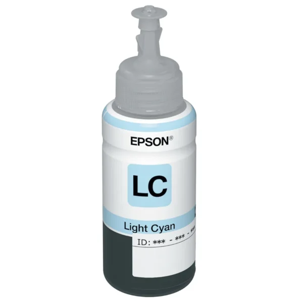 Botella de Tinta Epson T673 / Cyan / EcoTank / T673520 AL - Image 1