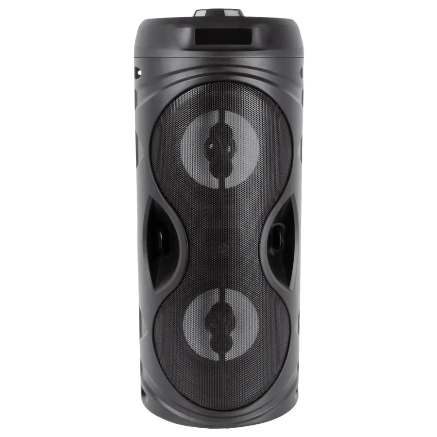 Bocina PERFECT CHOICE Festa Bafle Dual 4” RGB / Inalámbrico / Bluetooth, 3.5mm, Usb, Micro Sd / Negro / PC-112938 - Image 3