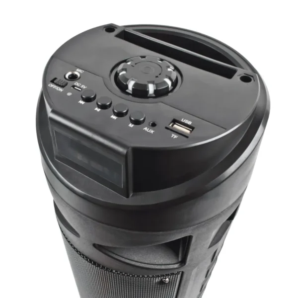 Bocina PERFECT CHOICE Festa Bafle Dual 4” RGB / Inalámbrico / Bluetooth, 3.5mm, Usb, Micro Sd / Negro / PC-112938 - Image 2
