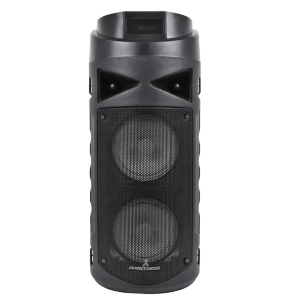 Bocina PERFECT CHOICE Festa Bafle Dual 4” RGB / Inalámbrico / Bluetooth, 3.5mm, Usb, Micro Sd / Negro / PC-112938 - Image 4