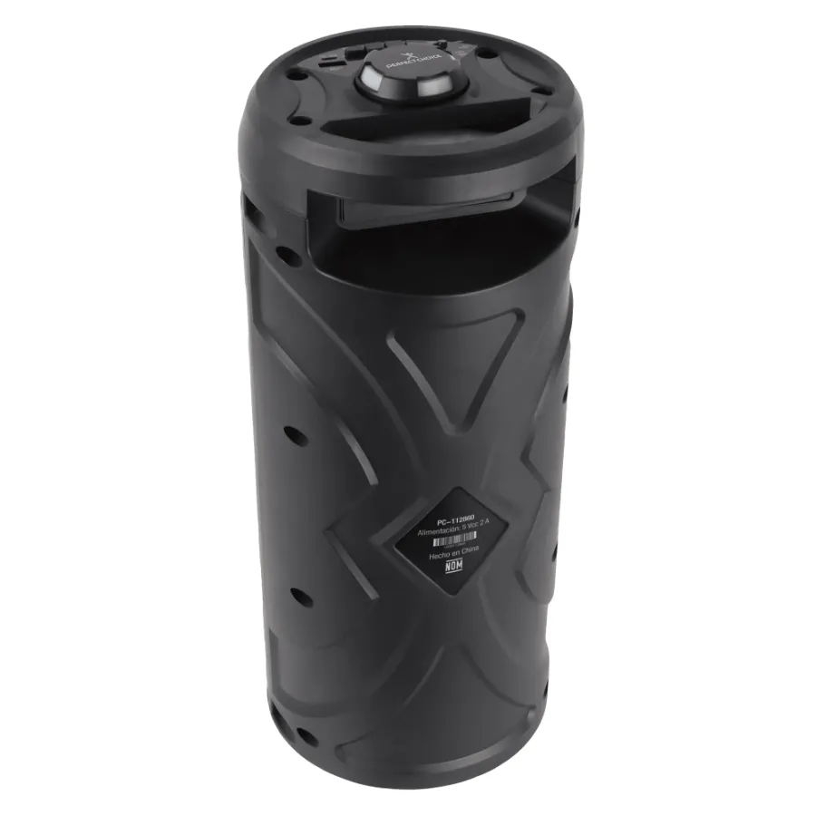 Bocina PERFECT CHOICE Festa Bafle Dual 4” RGB / Inalámbrico / Bluetooth, 3.5mm, Usb, Micro Sd / Negro / PC-112938 - Image 8