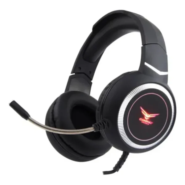 Diadema Gaming Naceb NA-0311 / Alámbrico / 3.5Mm x2, Usb / Micrófono Omnidireccional / Rgb / Negro - Image 1