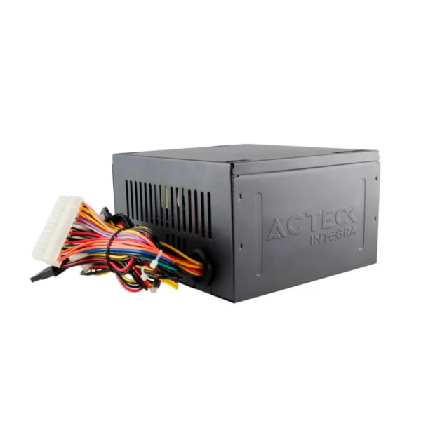 Fuente De Poder Acteck R-500 / 500w / Genérica / 24 Pines / X2 Sata / X2 Molex / 1 Floppy / Ventilador 80mm / CABLES CORTOS / Negro - Image 5