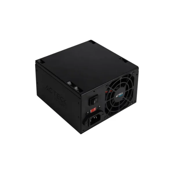 Fuente De Poder Acteck R-500 / 500w / Genérica / 24 Pines / X2 Sata / X2 Molex / 1 Floppy / Ventilador 80mm / CABLES CORTOS / Negro - Image 4