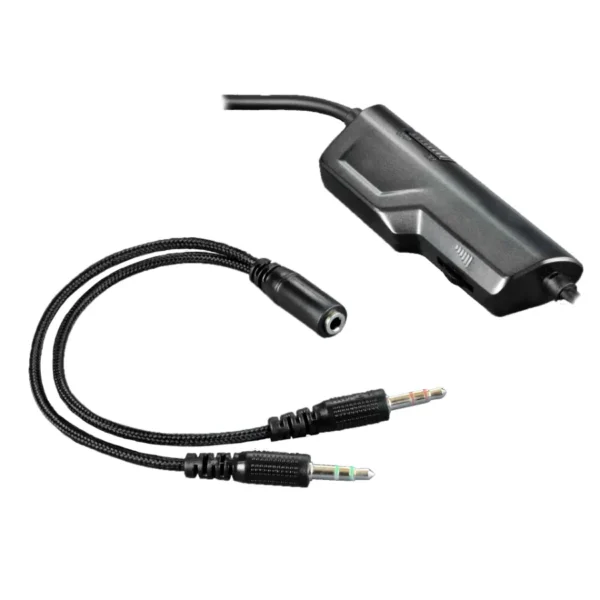 Diadema Gaming Gamdias HEBE E3 / Alámbrico / 3.5 Mm, Usb / Micrófono Omnidireccional / RGB / Negro - Image 4