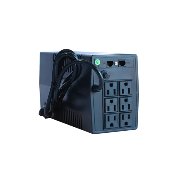 No Break SMARTBITT SBNB800 / 800VA / 400W / 6 Contactos / 25MIN De Respaldo / Negro - Image 5