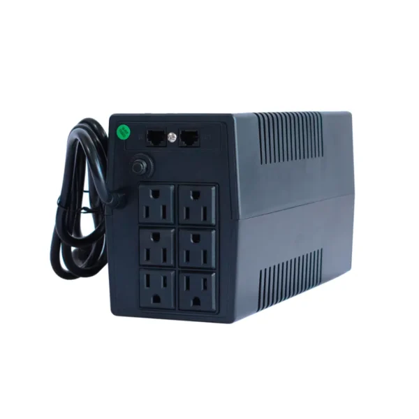 No Break SMARTBITT SBNB800 / 800VA / 400W / 6 Contactos / 25MIN De Respaldo / Negro - Image 4