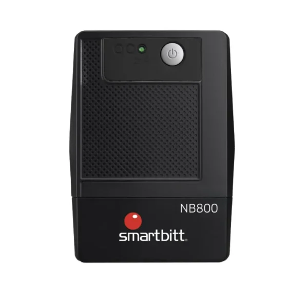 No Break SMARTBITT SBNB800 / 800VA / 400W / 6 Contactos / 25MIN De Respaldo / Negro - Image 2