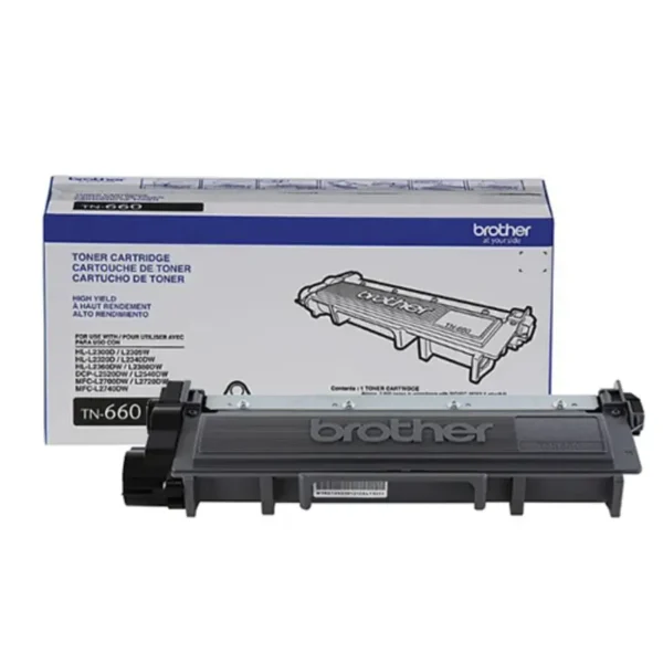 Tóner BROTHER TN660 / Negro / 2600 páginas / DCP L2520DW / DCP L2540DW / HL L2300D / Negro - Image 2