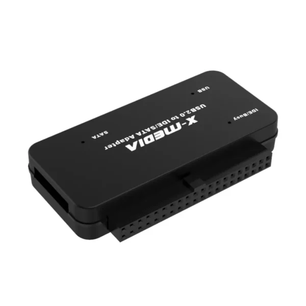 Adaptador X-Media XM-UB2235S / USB 2.0 a Ide/Sata / 480Mbps / AC-DC Adaptador 12V / Negro - Image 2