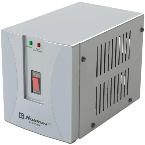 Regulador KOBLENZ / 2500VA/1500W / Luz Led / 1 Contacto / Entrada 90-145V / Blanco / RI-2002 - Image 1