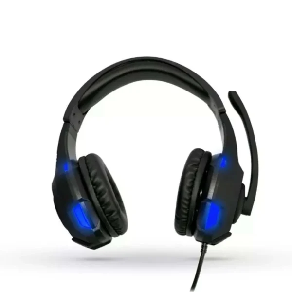 Diadema Gaming Naceb NA-0304A / Alámbrico / 3.5Mm, Usb / Micrófono Omnidireccional / Led / Negro/Azul / NA-0304A - Image 2