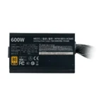 Fuente De Poder Cooler Master G600 600w / 80 Plus Gold / ATX / No Modular / 24 Pin / Cpu 4+4 / Pci-e 6+2 Pines x4 / Negro - Image 5