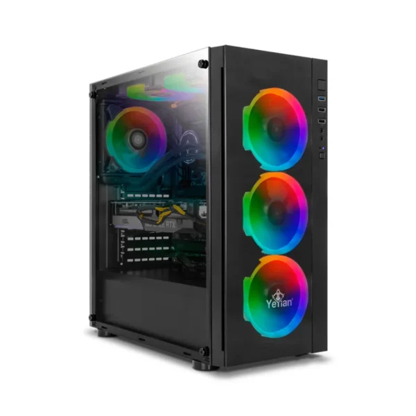 PC Gamer Yeyian Katana X21 / Intel Core i7-12700KF / 16GB DDR4 3600Mhz / 1TB NVME Gen 4 / Z690 / Nvidia GeForce RTX 3070 / Windows 11 Home / WiFi 6 / Negro - Image 1