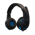 Diadema Gaming Naceb NA-0304A / Alámbrico / 3.5Mm, Usb / Micrófono Omnidireccional / Led / Negro/Azul / NA-0304A
