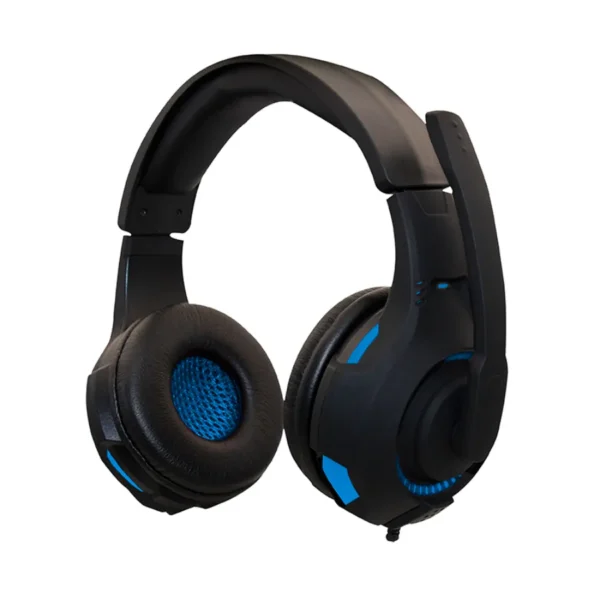 Diadema Gaming Naceb NA-0304A / Alámbrico / 3.5Mm, Usb / Micrófono Omnidireccional / Led / Negro/Azul / NA-0304A - Image 1