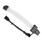 Extensión De Cable XPG Prime ARGB Para GPU / 8 Pines VGA (6+2) / 16 AWG / Dos Alargadores Incluidos / Funda de Fibra Óptica Ultra Densa / Blanco - Image 2