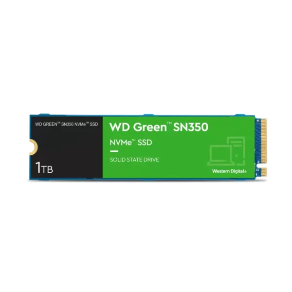 NVME WD GREEN SN350 / 1TB / M.2 2280 / PCle / Lectura 3200 Mb/S / Escritura 2500 Mb/S / QLC NAND - Image 1