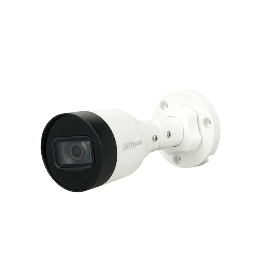 12 Cámara De Vigilancia IP DAHUA DH-IPC-HFW1230S1N-0280B-S4 / Tipo Bala / 2MP / 1920 X 1080 Pixeles / Lente de 2.8mm / IR 30M / IP67 / PoE / DWDR / HLC / Blanco - Image 1