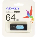 Memoria Adata 64gb / Usb 2.0 / Uv220 Retractil / Negro-Azul - Image 2