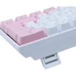 Teclado Mecánico OCELOT  RGB / 60% / Switch Blue / Alámbrico / USB-A, USB-C / Win, Mac, Xbox, Play Station / Español / Blanco Con Rosa - Image 3