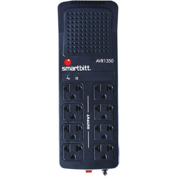 Regulador Smartbitt 1350 Automático / 675 W / 8 Contactos / Protección Telefónica / Supresor De Picos - Image 2