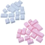 Teclado Mecánico OCELOT  RGB / 60% / Switch Blue / Alámbrico / USB-A, USB-C / Win, Mac, Xbox, Play Station / Español / Blanco Con Rosa - Image 6