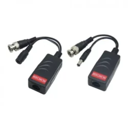 Transceptor Pasivo de Video Balun PROVISION ISR /  1 Canal Rj-45 / AHD, CVI, TVI, CVBS / Negro