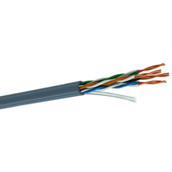 Cable Bobina Utp CONDUMEX CAT5E / De Red / Bravo Twis / 100% Cobre / 24 Awg / 305 Metros / Gris - Image 1