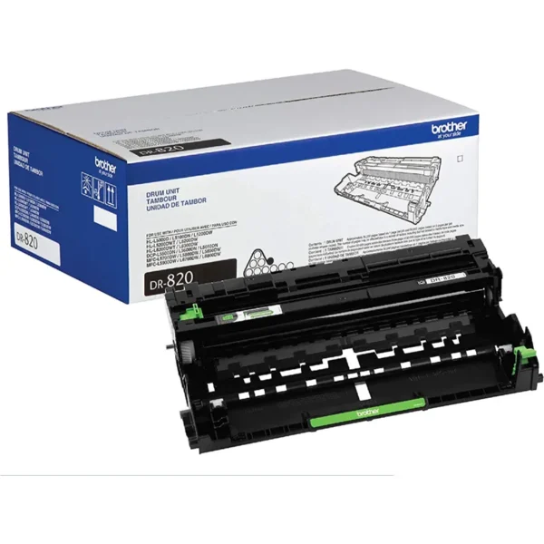 Tambor BROTHER DR820 / Negro / 30,000 Páginas / Para HLL5100DN, DCPL5650DN, MFCL5900DW - Image 1