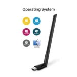 Adaptador Antena Wifi TP-Link ARCHER T2U PLUS / USB / WLAN / 600Mbit/s / Doble Banda 2.4GHz-5GHz / 5dBi / Negro - Image 3