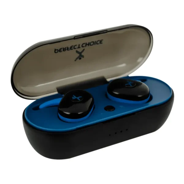 Audífonos PERFECT CHOICE Bassons / Inalámbrico / Bluetooth / Extra Bass / Estuche Cargador / Negro / PC-116523 - Image 1