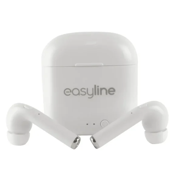 Audífonos Easy line Viva Buds / Inalámbrico / 2 Hrs / Bluetooth 5.0 / Hasta 10M / Tws / Blanco - Image 2