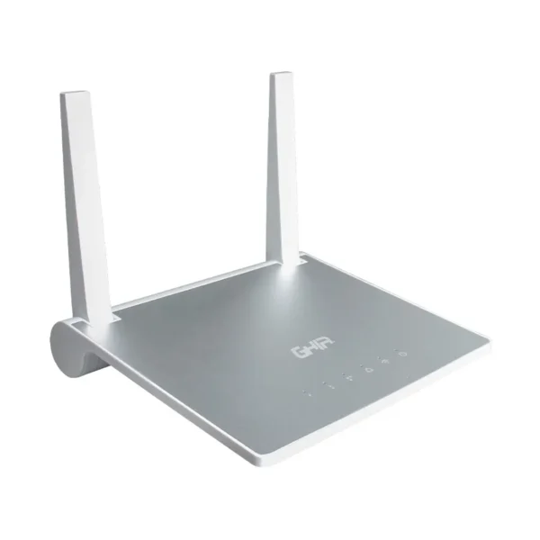 Router Ghia / Inalámbrico / 300Mbit/s / RJ-45 x3 / WAN / 2.4GHz / 2 Antenas / 5dBi / GNW-W1 - Image 1