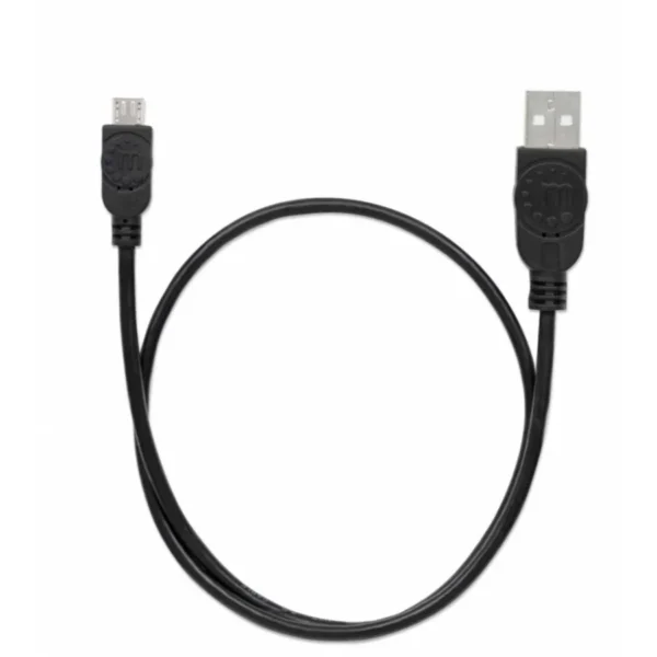 Cable MANHATTAN / Usb 2.0 Tipo A - Micro Usb / 50cm / Negro / 325677 - Image 4