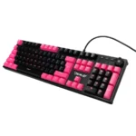 Teclado Gamer Mecánico Ocelot OGMK04 / Alámbrico / USB / RGB / Switch Blue / 1.5M / Español / Negro Con Magenta - Image 3