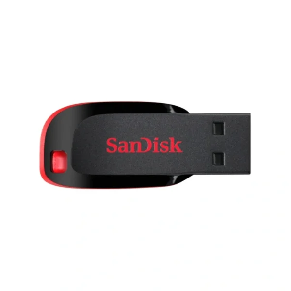Memoria Sandisk 128GB  / Usb 2.0 / Cruzer Blade Z50 / Negro C / Rojo - Image 2