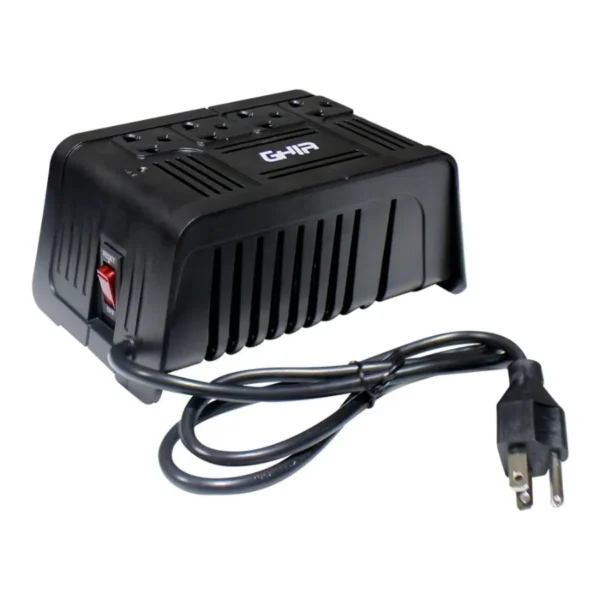 Regulador Ghia GVR-010 / 400W / 1000VA / Entrada 120V, Salida 120V / 4 Contactos / Supresor De Picos / Negro / GVR-010 - Image 3