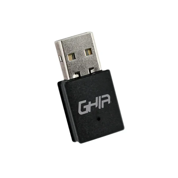 Adaptador Antena Wifi GHIA / Inalámbrica / Usb 2.0 / 300Mbps / 2.4Ghz / Alta Velocidad / Negro / GNW-U3 - Image 2