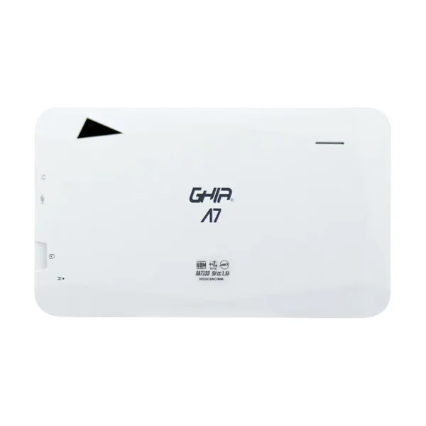 Tablet Ghia A7 / A133 Quad Core / Android 11 Go / 1Gb RAM / Almacenamiento De 16GB / Pantalla 7" / 1024 x 600 Pixeles / Bluetooth / Wifi / Cámara Frontal 0.3 MP, Posterior 2 MP / Blanco / GA7133B - Image 3