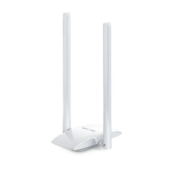 Adaptador Antena Wifi MERCUSYS MW300UH / USB / Inalámbrico / 300Mbps / 2 Antenas 5dBi / Micro Usb 2.0 / 2.4GHz / Blanco - Image 1