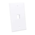 Tapa Para Caja INTELLINET / De Pared / Faceplate Placa / 1 Salida / Blanco - Image 2