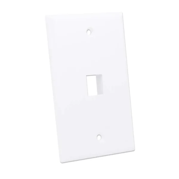 Tapa Para Caja INTELLINET / De Pared / Faceplate Placa / 1 Salida / Blanco - Image 2