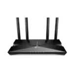 Router TP-LINK ARCHER AX10 / Inalámbrico / Wifi 6 / Doble Banda 2.4Ghz, 5Ghz / 4 Puertos Lan / 4 Antenas Ext Fijas / Funciona Con Alexa / Negro / ARCHER AX10