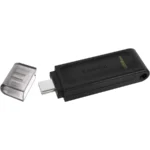 Memoria Kingston 128gb / Usb-C 3.2 / Gen 1 Alta Velocidad / Datatraveler 70 / Negro