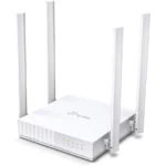Router Tp-Link Archer C24 / Ac750 / Inalámbrico / 433Mbps / Doble Banda 2.4, 5 Ghz / 4 Puertos LAN / 4 Antenas / Blanco