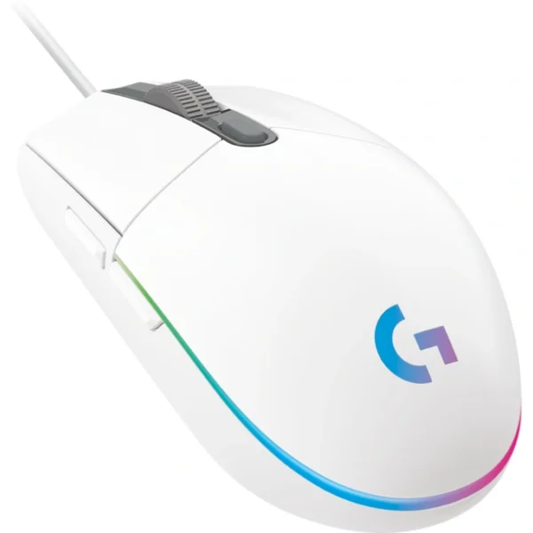 Mouse GAMER Logitech Optico G203 Lightsync / Alámbrico / Usb / 8000DPI /  Blanco / 910-005794 - Image 2