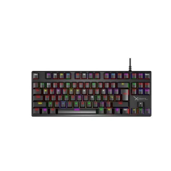 Teclado Mecanico Gaming XZEAL Xz1020 / Switches Red / Alámbrico / Led RGB / 1.5M Cable / Función Multimedia - Image 1