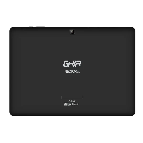 Tablet Ghia Vector Slim / 10.1″ / Quad Core AllWinner A100 / Android 10 / RAM 1GB / Almacenamiento 16GB / FRONTAL 2MP, TRASERA 5MP / Negro / GTVR10SB - Image 4